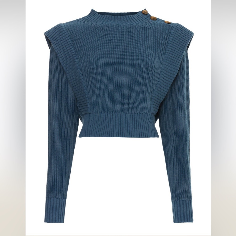 Peter Som Button Shoulder Sweater